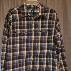 Gap Mens XL Multicolor Plaid Button Up Shirt from Japan